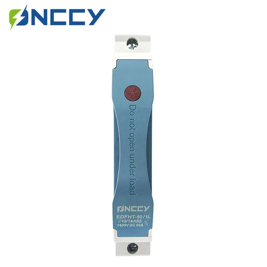 Solar PV DIN Rail DC1000V DC1500V 10X38mm 1p 2p 32A 10ka Fuse Holder