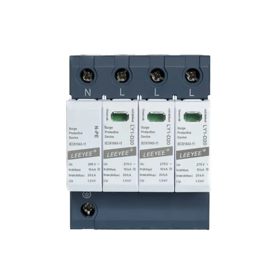 3p+N 20ka 275V AC SPD DIN Rail Surge Protective Device for Lightning Protection